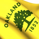 Flag of Oakland, USA.